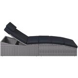 Ambia Garden VRTNI LEŽALNIK železo prašno lakirano siva | Shoptok.si