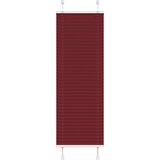 vidaXL Plisirana senčila Bordeaux Red 40x150 cm Širina tkanine 39,4 cm | Shoptok.si