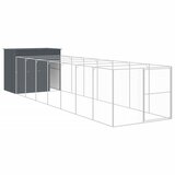  za pse s igralištem antracit 214 x 865 x 181 cm čelična | Eponuda.ba