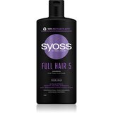 Syoss Full Hair 5 Shampoo šampon za krhke lase za oslabljene lase za suhe lase 440 ml za ženske Cene