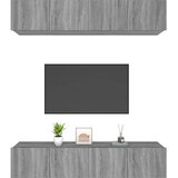 TV ormarići 4 kom boja sivog hrasta sonome 80x30x30 cm drveni | Eponuda.ba