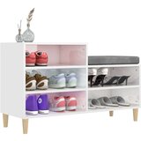 Ormarić za cipele sjajni bijeli 102x36x60 cm konstruirano drvo | shoptok.hr