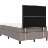  Postelja s škrbino z vzmetnico Taupe 120x200 cm tkanina, (22083486) | Shoptok.si