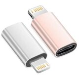 X Wave USB-C na Lightning adapter, USB-C ženski na Lightning muški, roze zlatni Cene