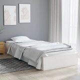 Maison Chic Posteljni okvir - Enojna postelja - Postelja za odrasle bel iz trdnega lesa 90x190 cm-J6350, (21771055) | Shoptok.si