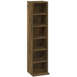 Maison Chic Omarca za CD - CD stojalo - CD regal plošče dimljeni hrast 21x20x88 cm konstruiran les, (21673982) Cene