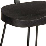  Barske stolice 2 kom. Crne 49x43x103 cm Masivno drvo boje manga | shoptok.hr