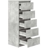  Komoda s ladicama beton siva 37,5x35x99 cm konstruirano drvo | shoptok.hr