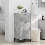 vidaXL kopalniška omarica s predalom betonsko siva 39.5 x 36 x 88 cm | Shoptok.si