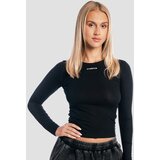 GymBeam Ženska majica dugih rukava Aura Black Cene