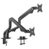  NOSAČ ZA DVA MONITORA GEMBIRD MA-DA2-02, montaža na stol, (tilting), 17”-32”, up to 8 kg | Eponuda.ba