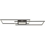 Globo 48468-42 - LED prigušiva stropna svetiljka SAUNDERS 42W/230V 19,6x96 cm | Eponuda.com