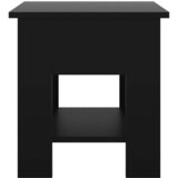  Stolić za kavu crni 40 x 40 x 42 cm od konstruiranog drva | shoptok.hr