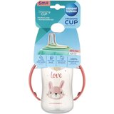 Canpol Cute Animals Training Cup šalica za učenje pijenja Rabbit 6m+ 320 ml | shoptok.hr