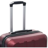 vidaXL 3-dijelni set čvrstih kovčega crvena boja vina abs | shoptok.hr