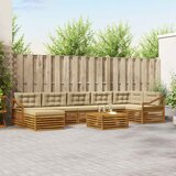  Set vanjskih sofa 8 kom. Prirodna i bež | shoptok.hr