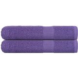 vidaXL Brisače 2 kos vijolična 100x200 cm 360 g/m² 100% bombaž Cene