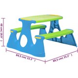  Dječja klupa za piknik 89,5 x 84,5 x 48 cm od polipropilena | Eponuda.com