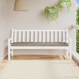  Jastuk za vrtnu klupu smeđesivi 180 x 50 x 7 cm tkanina Oxford | shoptok.hr