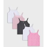 Sinsay Pamučne potkošulje na naramenice s motivom mašni 5 pack | shoptok.hr