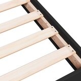 vidaXL Okvir za krevet crni 90 x 190 cm od konstruiranog drva | shoptok.hr