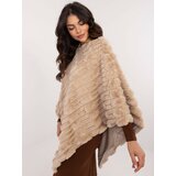 Wool Fashion Italia Poncho-AT-PN-2347.88-beige | Shoptok.si