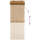 Rolo zavjesa Smeđa 80 x 220 cm Trska | shoptok.hr