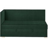 Ghado Tamno zeleni kutni dječji krevet s prostorom za odlaganje s madracem 90x200 cm Flexi - Cijene