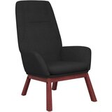  Stolica za opuštanje od tkanine crna | shoptok.hr