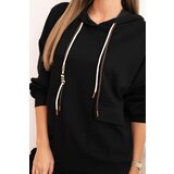 Kesi Włoski Women's set butter hoodie and pants with a belt black | ePonuda.com