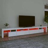 TV ormarić s LED svjetlima bijeli 290x36 5x40 cm | shoptok.hr