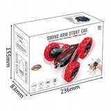 Buggy na daljinsko upravljanje Twister Stunt 16 cm - tirkizni | shoptok.hr