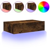 Maison Chic TV omarica - TV stojalo - Televizijska omarica z LED lučkami dimljeni hrast 60x35x15,5 cm, (21698858) Cene