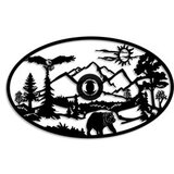 Opviq nature black wall lamp | ePonuda.com