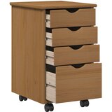  Mobilni ormar s kotačem MOSS Medeno Smeđa 34 x 39 x 56 cm | shoptok.hr