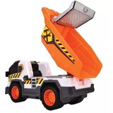 Dickie tovornjak z zvokom in lučmi 30 cm - oranžen - bel | Shoptok.si