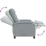  Fotelja s nagibom Svjetlosiva Tkanina | shoptok.hr