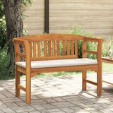  Klupa s jastukom Prirodni uljni završetak 114 x 46 x 82 5 cm | shoptok.hr
