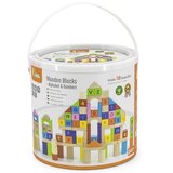 Viga edukativni drveni kockice 100 kom. brojevi slova | shoptok.hr