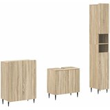  Set za kupaonicu od 3 dijela ZWOLLE Hrast sonoma | shoptok.hr