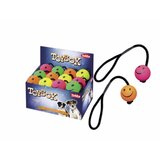 Nobby žoga na vrvi smiley, guma - 6,3 cm | Shoptok.si