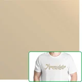 Matte Heat Transfer Vinyl Sheet - Champagne Gold
