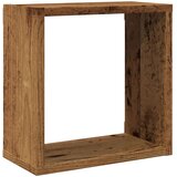  Kockaste zidne police 6 kom boja staro drvo 30x15x30 cm drvene | shoptok.hr