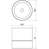  Redo 90626 - LED spoljašnje spot svetlo SHAFT LED/13W/230V IP65 belo | Eponuda.com
