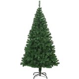 vidaXL Umestno božično drevo Zelena 180 cm PVC, jeklo in plastika | Shoptok.si
