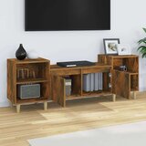 TV ormarić boja dimljenog hrasta 160x35x55 cm konstruirano drvo | shoptok.hr