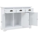  Komoda s 3 vratima MDF i borovina 105 x 35 x 77,5 cm | shoptok.hr