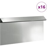  Ograda protiv puževa 16 pcs Srebrno 50 x 3,5 x 25 cm | Eponuda.com