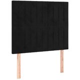  Uzglavlje crno 100x5x118/128 cm baršunasto | shoptok.hr