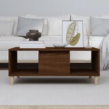  Stolić za kavu smeđi hrast 90x50x36,5 cm konstruirano drvo | Shoptok.si